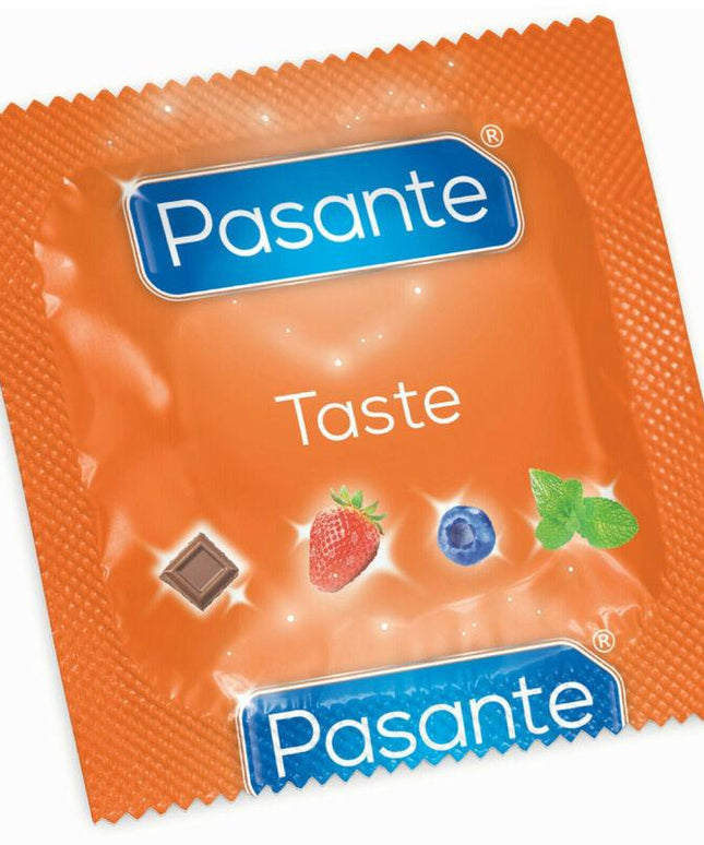 pasante preservativi al gusto cioccolato borsa tentazione 144 unit