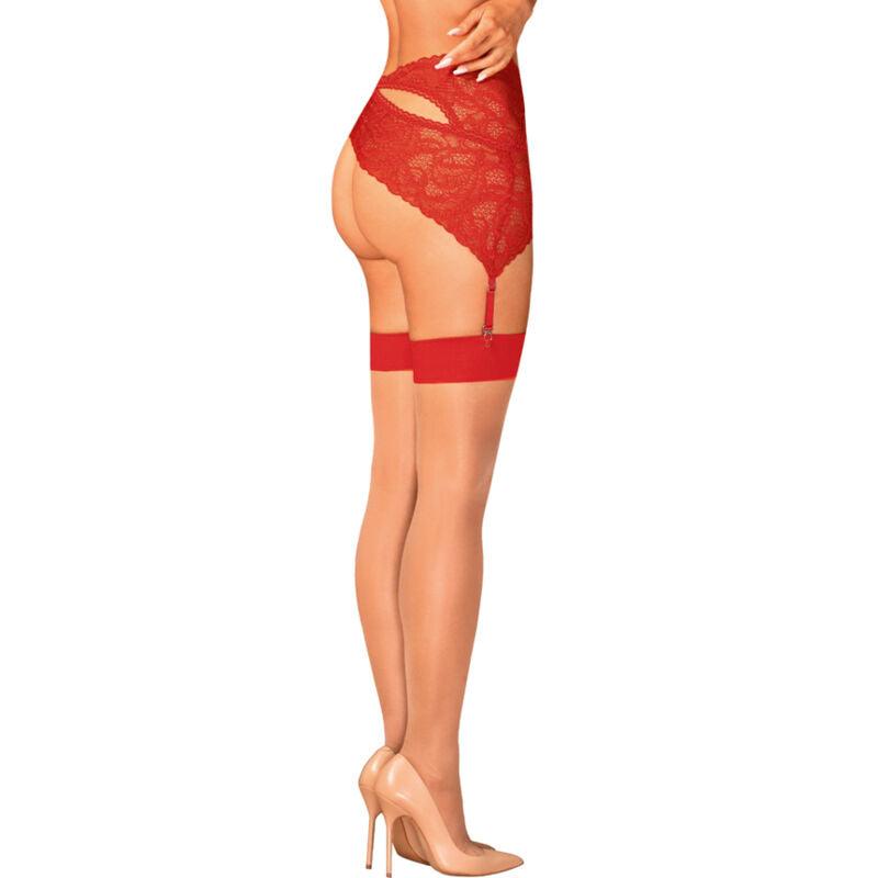 obsessive s814 collant rosso s m