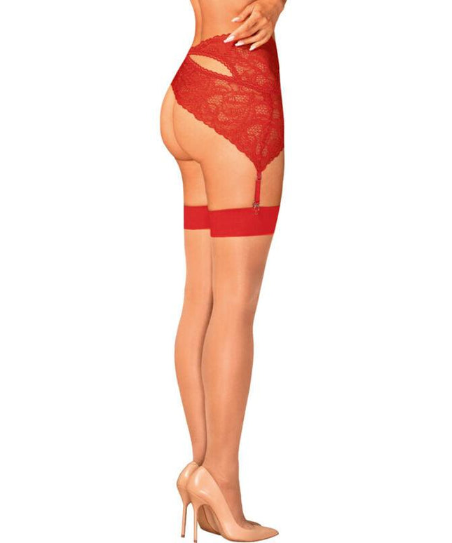 obsessive s814 collant rosso s m