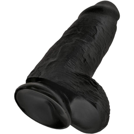 king cock pene realistico passodato 23 cm nero