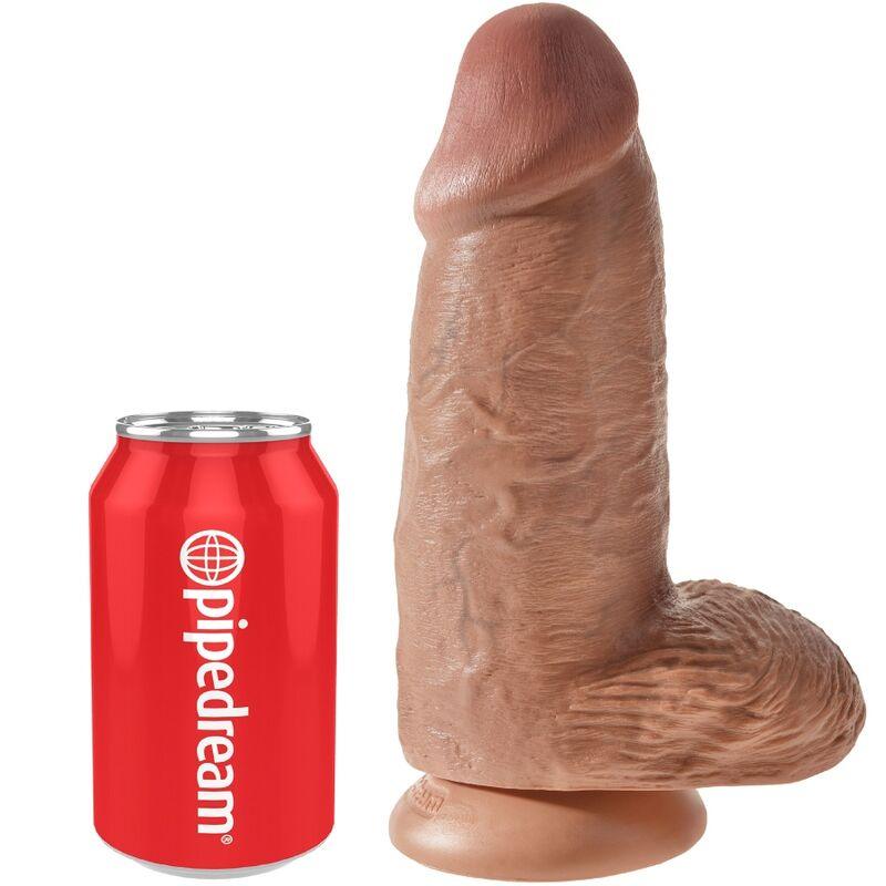 king cock pene realistico chubby 23 cm caramel