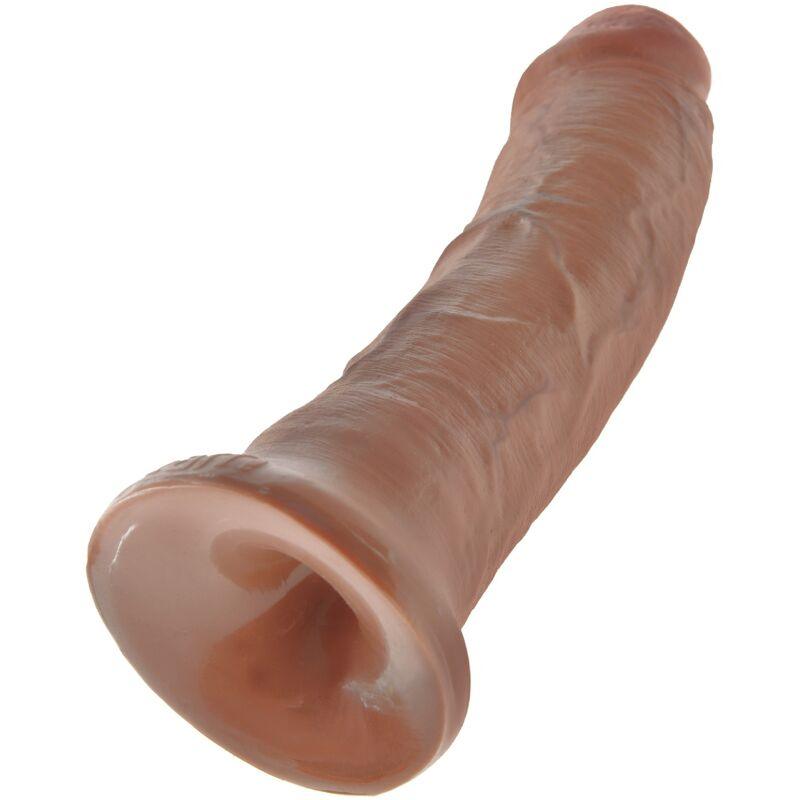 king cock pene realistico 19 5 cm caramel