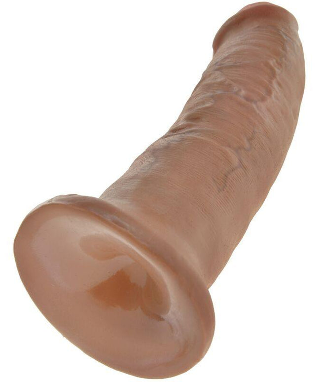king cock pene realistico 21 7 cm caramel