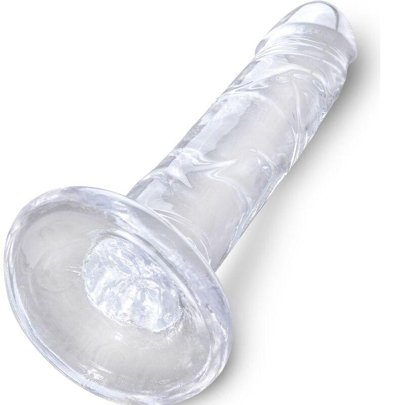 king cock clear pene realistico 15 5 cm trasparente