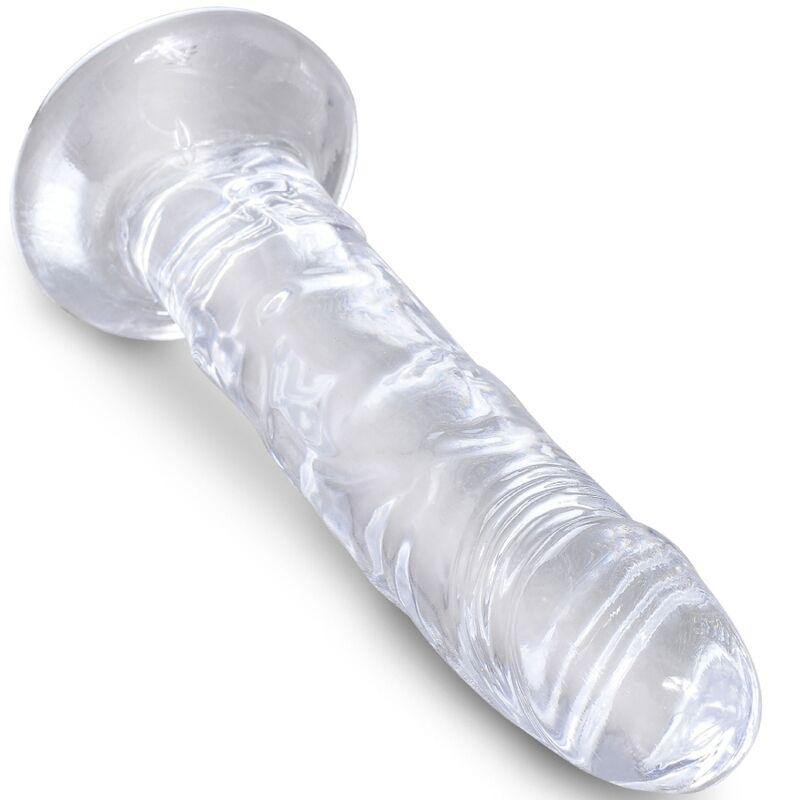 king cock clear pene realistico 15 5 cm trasparente