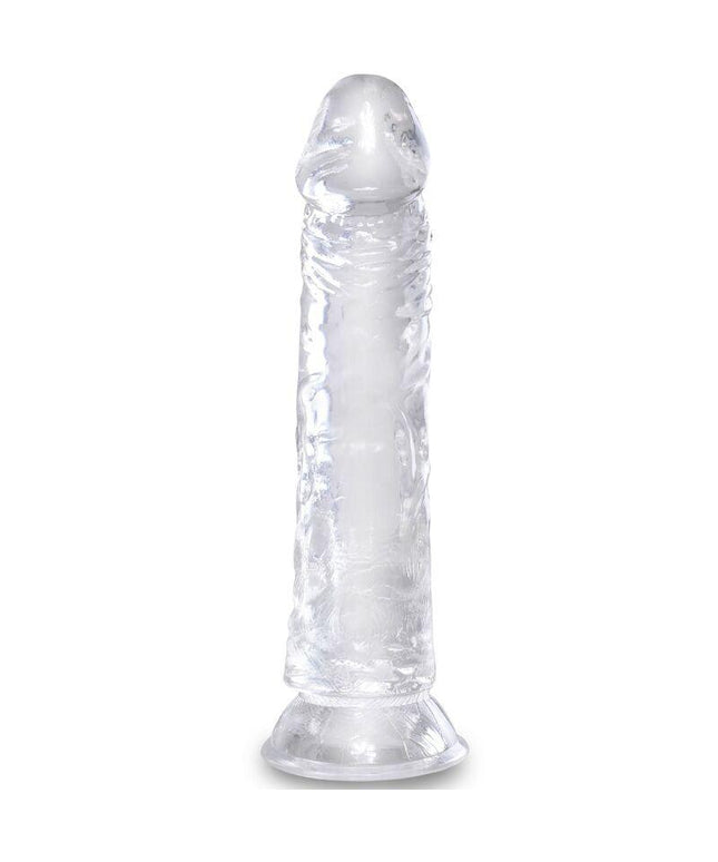 king cock pene realistico chiaro 19 7 cm trasparente