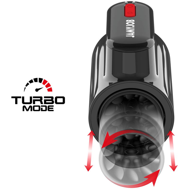 jamyjob masturbatore in modalit turbo con spinta a vortex e rotazione a 360