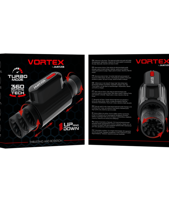 jamyjob masturbatore in modalit turbo con spinta a vortex e rotazione a 360