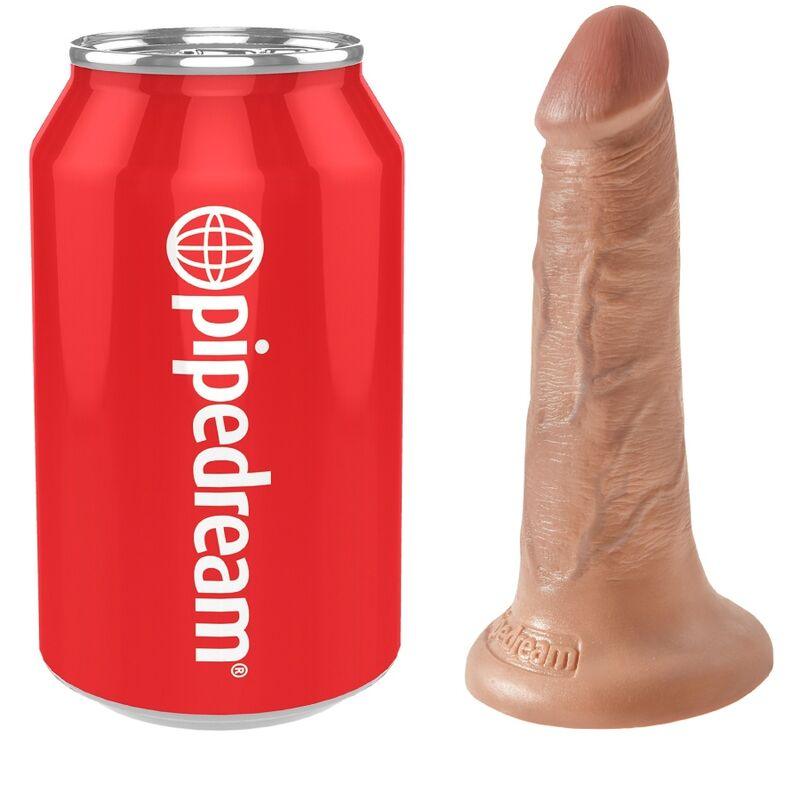 king cock pene realistico 12 cm caramel