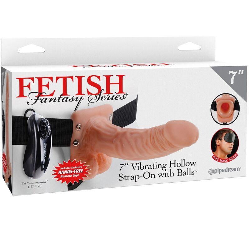 fetish fantasy series imbragatura regolabile telecomando pene realistico con testicoli 17 8 cm