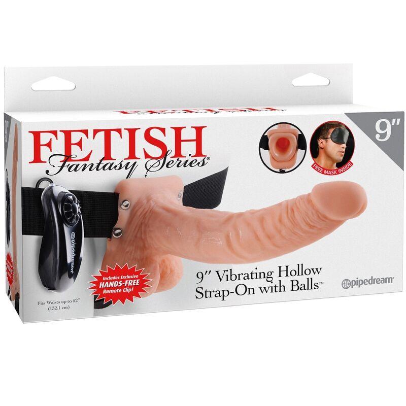 fetish fantasy series imbragatura regolabile telecomando pene realistico con testicoli 23 cm