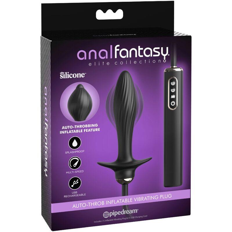 anal fantasy elite collection plug gonfiabile e vibratore auto throb