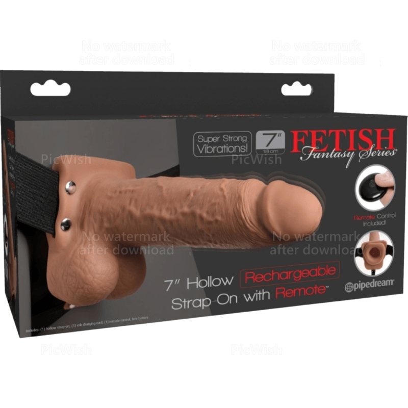 fetish fantasy series imbracatura regolabile pene realistico con sfere ricaricabili e vibratore 17 8 cm