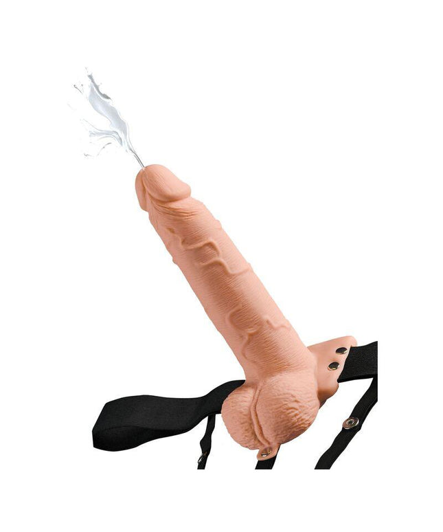 fetish fantasy series imbracatura regolabile pene realistico con sfere squirting 19 cm