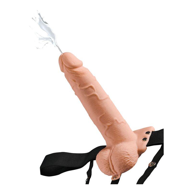 fetish fantasy series imbracatura regolabile pene realistico con sfere squirting 19 cm