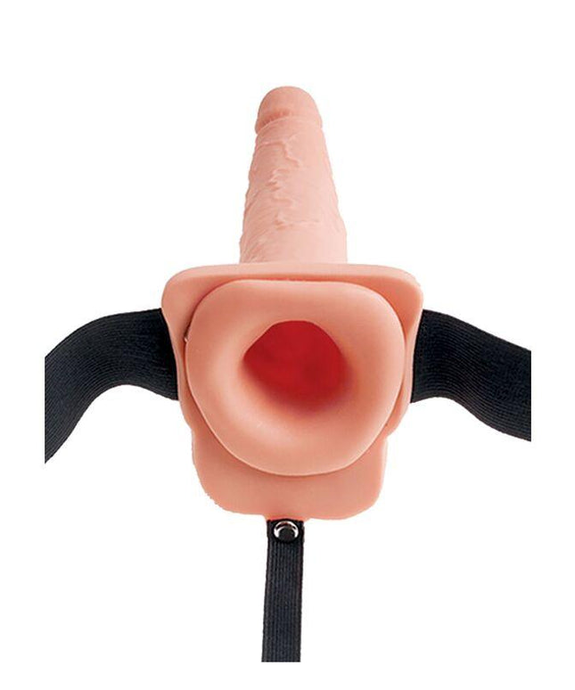 fetish fantasy series imbracatura regolabile pene realistico con sfere squirting 19 cm