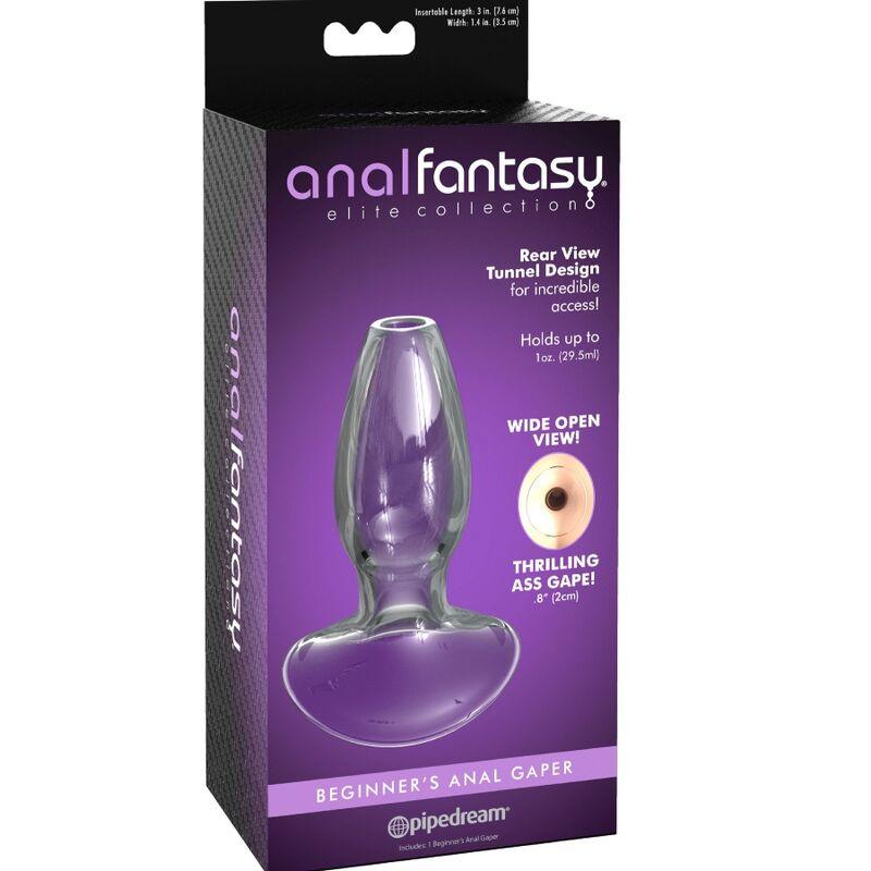 anal fantasy elite collection dilatatore anale gaper per principianti cristallo taglia s