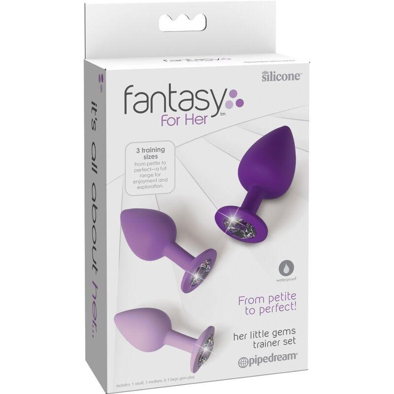 fantasy for her set di plug anali viola