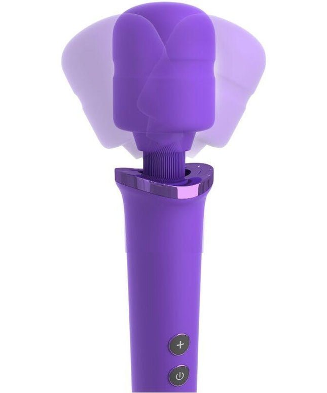fantasy for her bacchetta massaggiatore ricaricabile per lei e vibratore 50 livelli viola