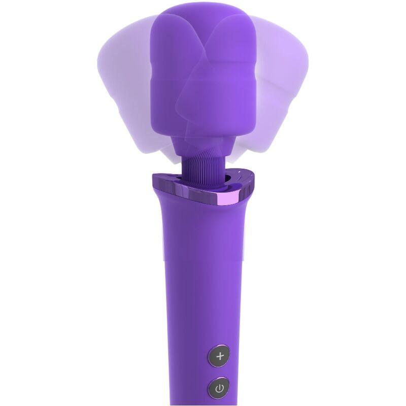 fantasy for her bacchetta massaggiatore ricaricabile per lei e vibratore 50 livelli viola