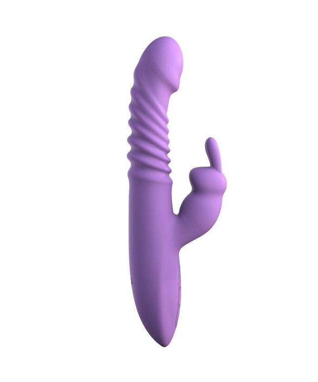 fantasy for her stimolatore per clitoride coniglio con funzione calore oscillazione e vibrazione viola
