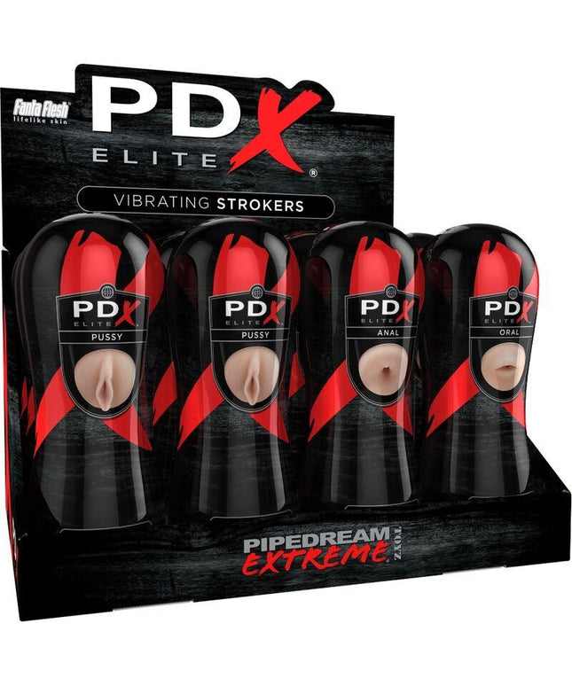 pdx elite set stroker 12 unit 6x vagina 3x ano 3x bocca