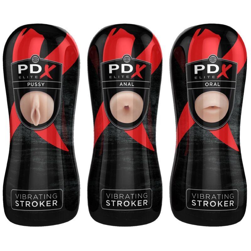 pdx elite set stroker 12 unit 6x vagina 3x ano 3x bocca