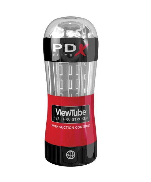 pdx elite stroker viewtube control aspirazione trasparente