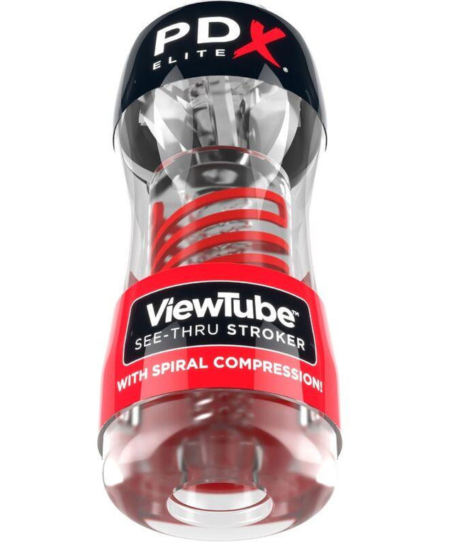 pdx elite stroker viewtube 2 compressione spirale trasparente