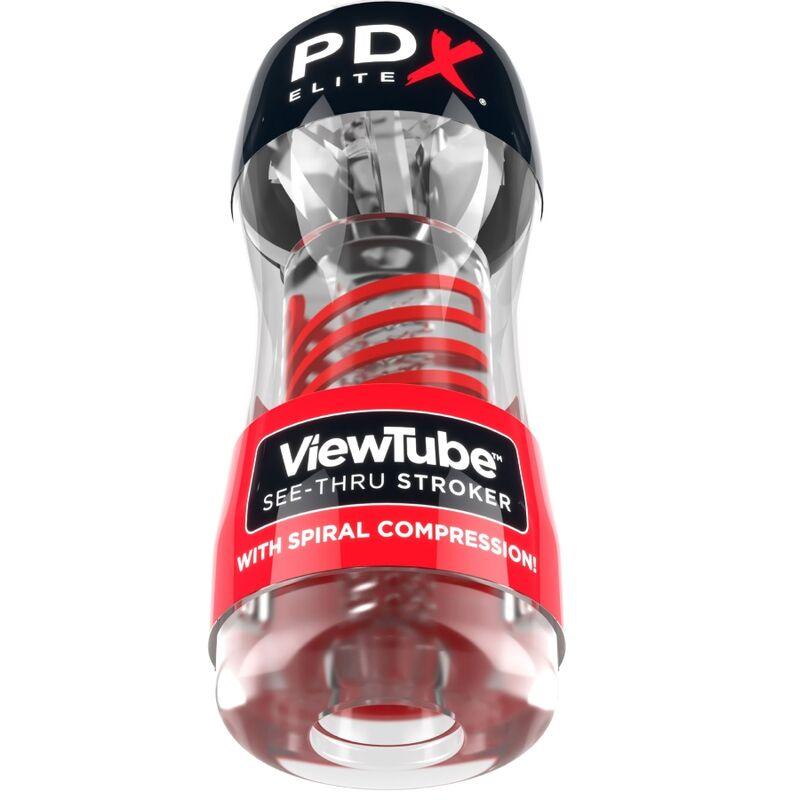 pdx elite stroker viewtube 2 compressione spirale trasparente