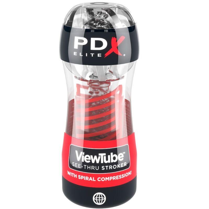 pdx elite stroker viewtube 2 compressione spirale trasparente