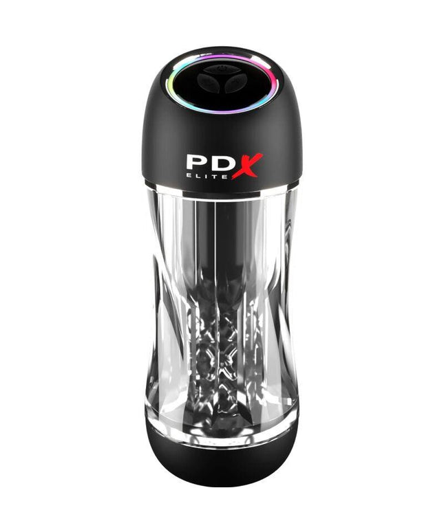 pdx elite vibratore stroker viewtube pro trasparente