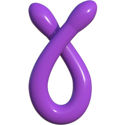 classix doppio dildo flessibile 43 7 cm viola