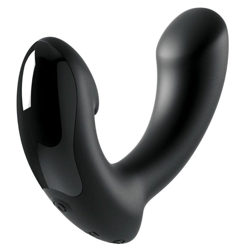 sir richards massaggiatore prostatico p point in silicone nero