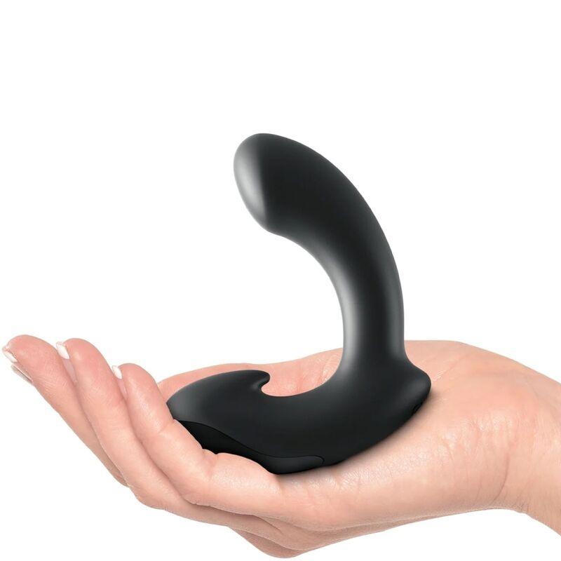 sir richards massaggiatore prostatico p point in silicone nero