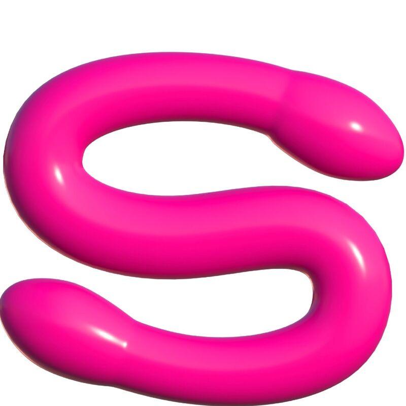 classix doppio dildo flessibile 43 7 cm rosa