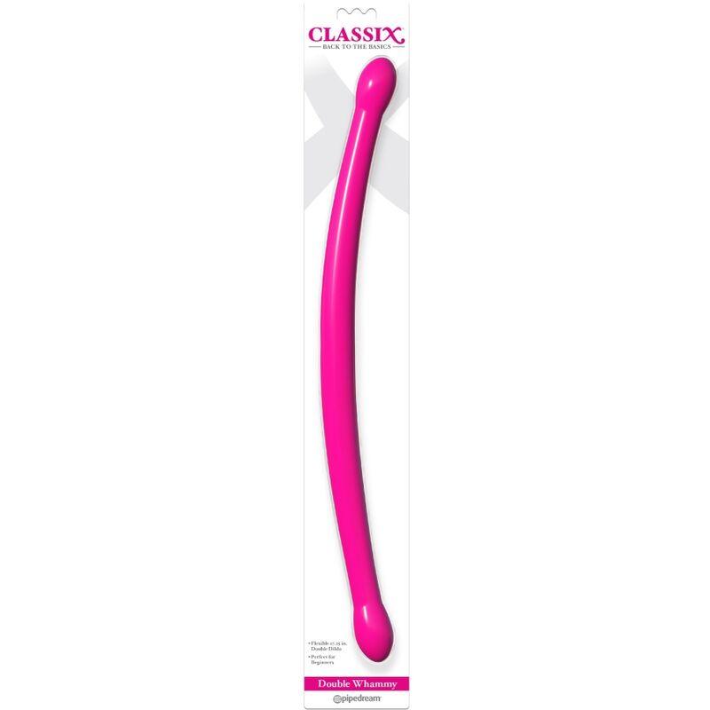 classix doppio dildo flessibile 43 7 cm rosa