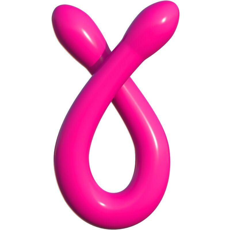 classix doppio dildo flessibile 43 7 cm rosa