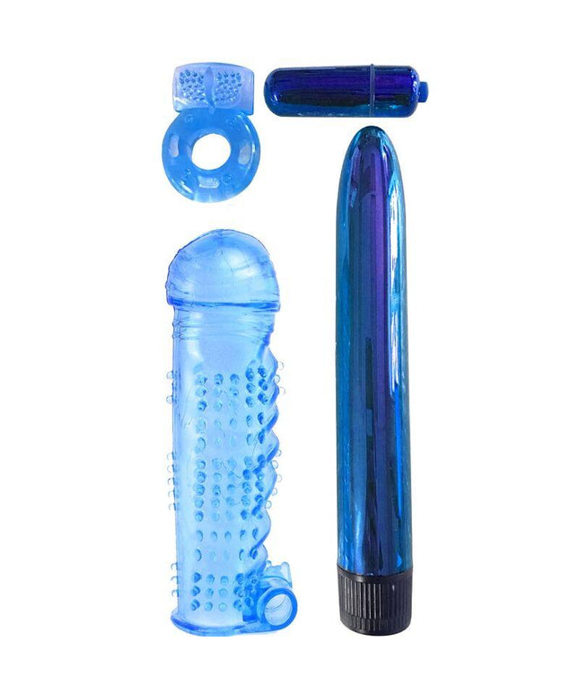 classix kit per coppie con anello fodero e proiettili blu