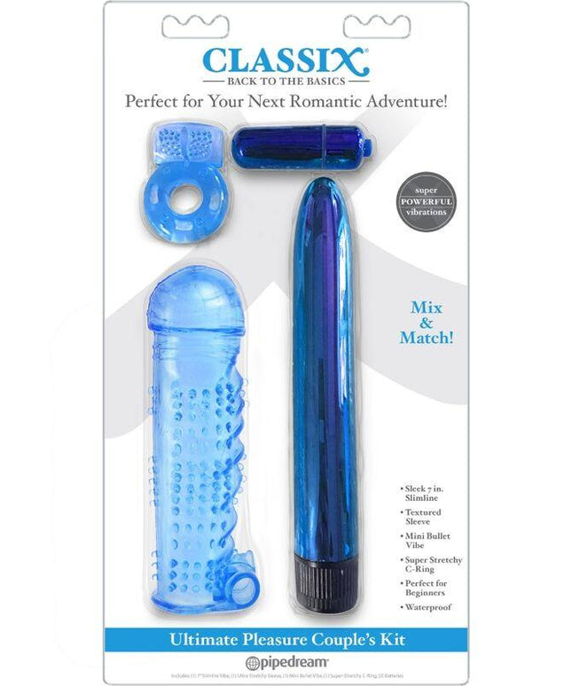classix kit per coppie con anello fodero e proiettili blu
