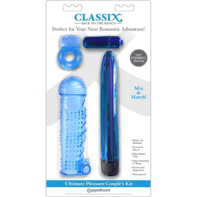 classix kit per coppie con anello fodero e proiettili blu