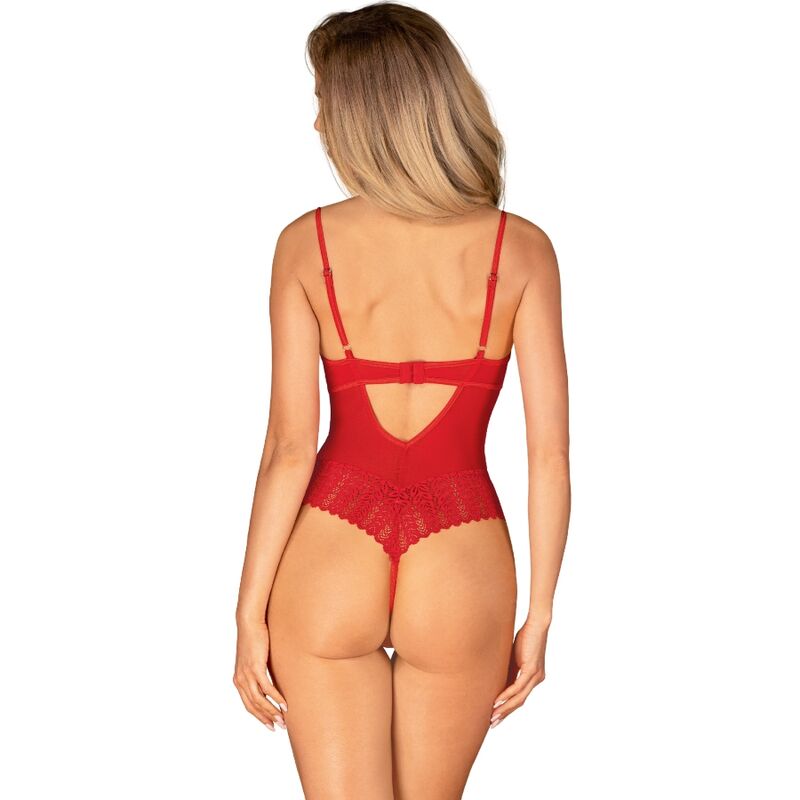 OBSESSIVE - INGRIDIA CROTCHLESS ROSSO XS/S