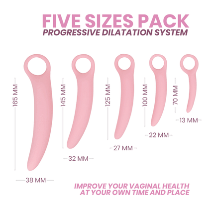 intimichic dilatatore di silicone 5 pz