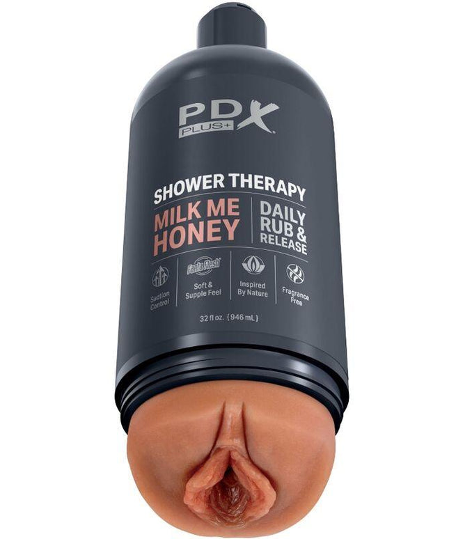 pdx plus masturbatore stroker design discreto della bottiglia milk me honey candy shampoo