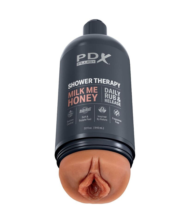 PDX PLUS - MASTURBATORE STROKER DESIGN DISCRETO DELLA BOTTIGLIA MILK ME HONEY CANDY SHAMPOO