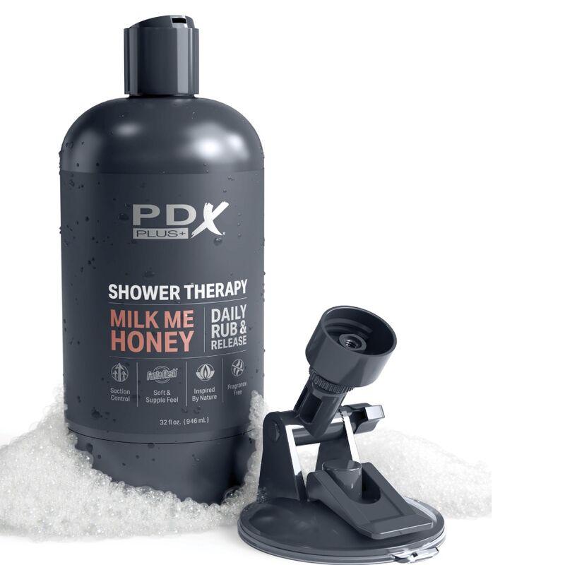 pdx plus masturbatore stroker design discreto della bottiglia milk me honey candy shampoo