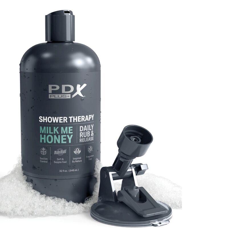 pdx plus masturbatore stroker design discreto del flacone di shampoo milk me honey