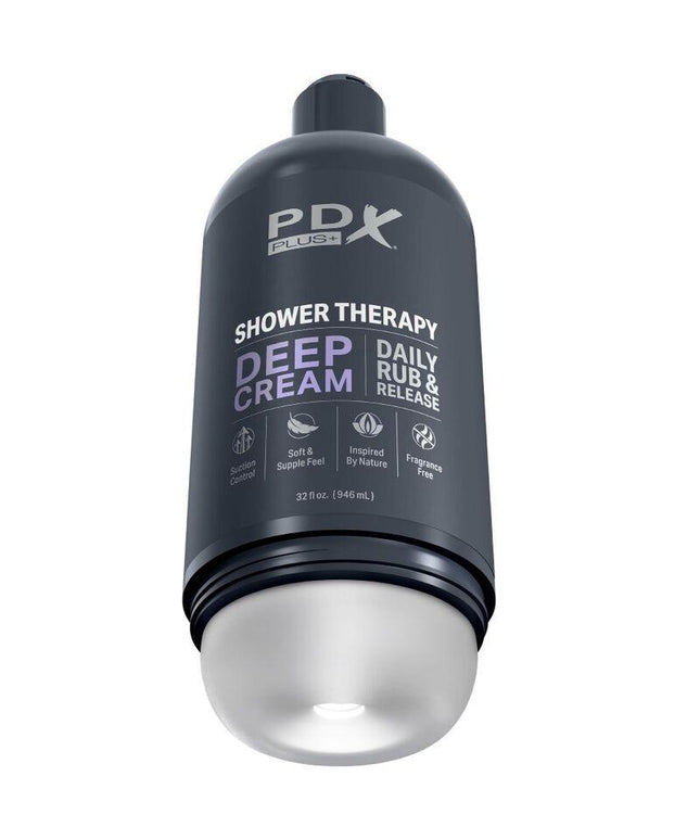 pdx plus masturbatore stroker design discreto in bottiglia di shampoo con crema profonda