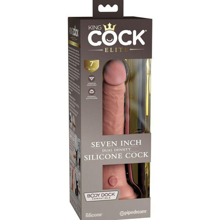 king cock elite dildo realistico in silicone 17 8 cm