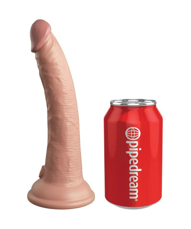 king cock elite dildo realistico in silicone 17 8 cm